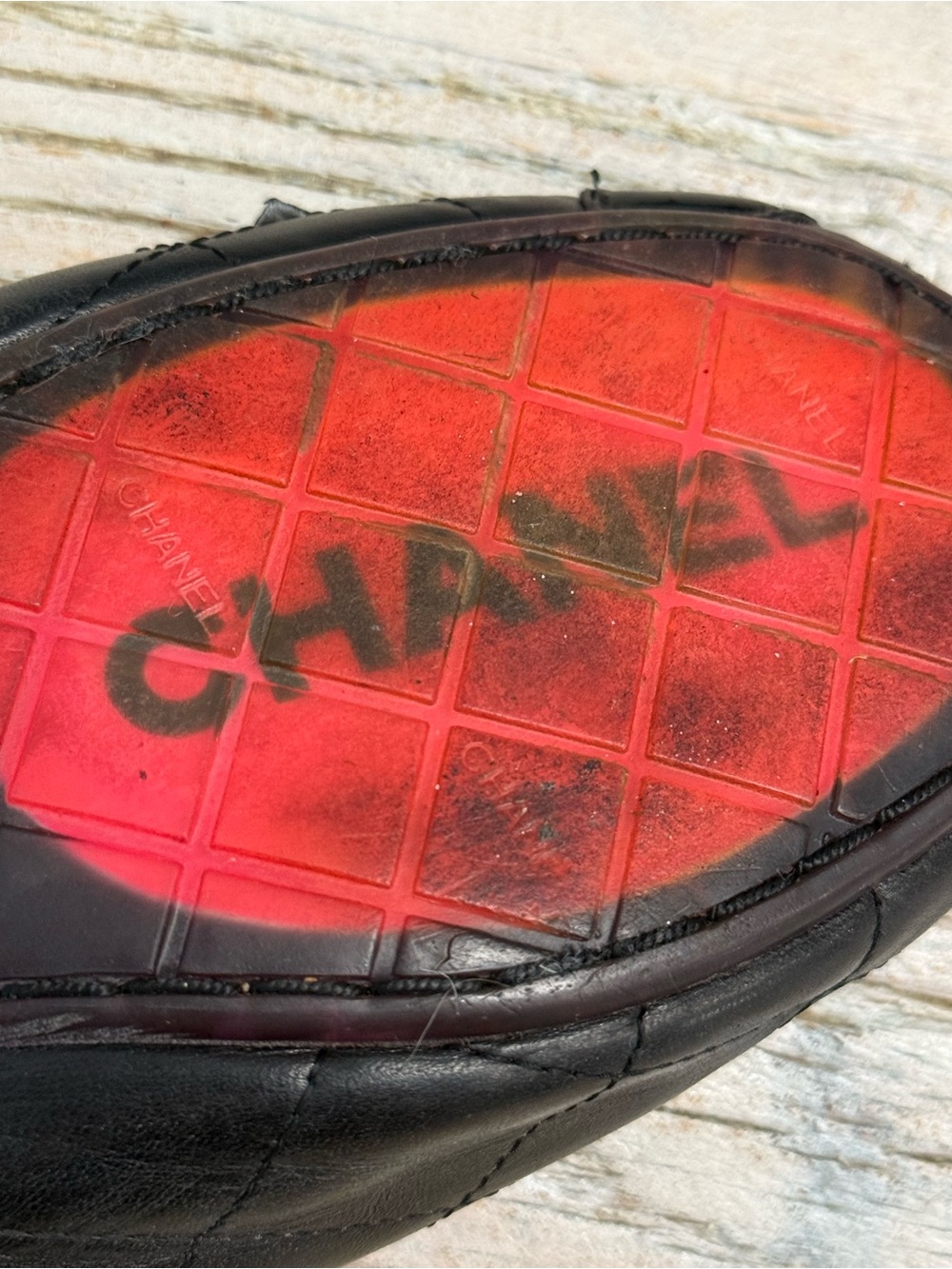 Chanel Cambon soft leather ballet flats size 37 - Picture 13 of 17